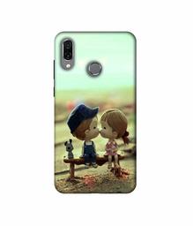 Amazon Brand - Solimo Designer Love Couples Pattern 3D Printed Hard Back Case Mobile Cover for Huawei Honor Play