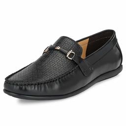 Nubeno Men's Black Loafers-8 UK (42 EU) (1361)