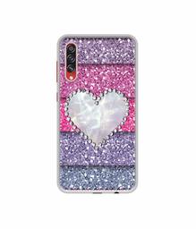 Amazon Brand - Solimo Designer Stone Heart UV Printed Soft Back Case Mobile Cover for Samsung Galaxy A70s