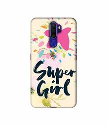 Amazon Brand - Solimo Designer Super Girl 3D Printed Hard Back Case Mobile Cover for Oppo A9 (2020)