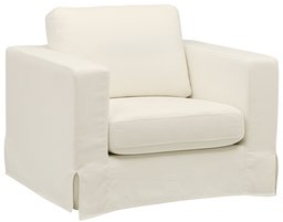 Amazon Brand – Stone & Beam Bryant Modern Accent Chair with Slipcover, 41.8