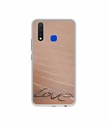 Amazon Brand - Solimo Designer Love UV Printed Soft Back Case Mobile Cover for Vivo U20