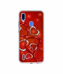 Amazon Brand - Solimo Designer Hearts UV Printed Soft Back Case Mobile Cover for Lava Z93