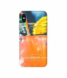 Amazon Brand - Solimo Designer Summer Juice 3D Printed Hard Back Case Mobile Cover for Apple iPhone Xs Max