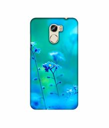 Amazon Brand - Solimo Designer Blue Flower 3D Printed Hard Back Case Mobile Cover for Gionee X1