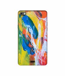 Amazon Brand - Solimo Designer Multicolor Paint On Wall 3D Printed Hard Back Case Mobile Cover for Micromax Canvas Sliver 5 Q450