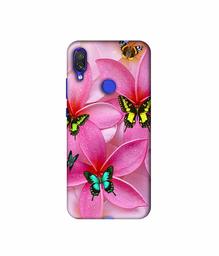 Amazon Brand - Solimo Designer B-Butterflies 3D Printed Hard Back Case Mobile Cover for Xiaomi Redmi Note 7 Pro