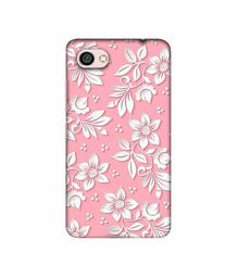 Amazon Brand - Solimo Designer White Flower Pattern 3D Printed Hard Back Case Mobile Cover for Xiaomi Redmi Y1 Lite