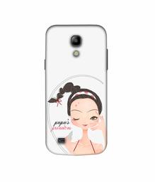 Amazon Brand - Solimo Designer Papa's Princess 3D Printed Hard Back Case Mobile Cover for Samsung Galaxy S4 Mini