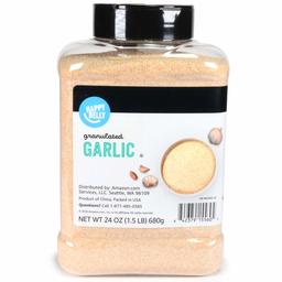 Amazon Brand - Happy Belly Granulated Garlic, 24 Ounces