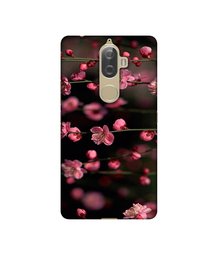 Amazon Brand - Solimo Designer Pink Flowers UV Printed Soft Back Case Mobile Cover for Lenovo K8 Plus