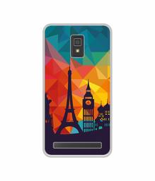 Amazon Brand - Solimo Designer Colored Paris UV Printed Soft Back Case Mobile Cover for Lenovo A6600