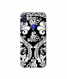 Amazon Brand - Solimo Designer Round White Rangoli 3D Printed Hard Back Case Mobile Cover for Xiaomi Redmi Note 7 Pro