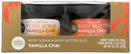 Whole Foods Market, Body Scrub & Body Butter Duo, Vanilla Chai, 10.5 oz