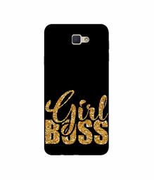 Amazon Brand - Solimo Designer Sparkle Girl Boss 3D Printed Hard Back Case Mobile Cover for Samsung Galaxy J5 Prime