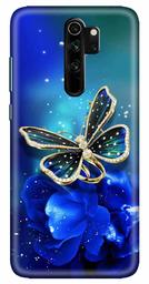 Amazon Brand - Solimo Designer Butterfly Design 3D Printed Hard Back Case Mobile Cover for Xiaomi Redmi Note 8 Pro