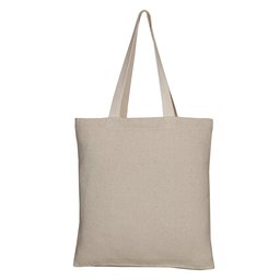 EONO Tote Bags Reusable Shopping Bag Eco-Friendly Recycled Cotton Fabric Handbag Grocery Shoulder Plain Canvas Tote Bags for Women, Men, Girls - Natural | 0401