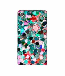 Amazon Brand - Solimo Designer Multicolor Stone 3D Printed Hard Back Case Mobile Cover for Sony Xperia X