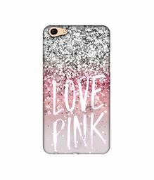 Amazon Brand - Solimo Designer Love Pink 3D Printed Hard Back Case Mobile Cover for Oppo F3