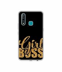 Amazon Brand - Solimo Designer Sparkle Girl Boss UV Printed Soft Back Case Mobile Cover for Vivo Z1 Pro