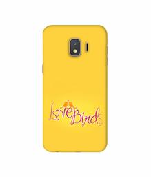 Amazon Brand - Solimo Designer Love Birds 3D Printed Hard Back Case Mobile Cover for Samsung Galaxy J2 Core