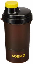 Amazon Brand - Solimo Shaker Bottle 400ml with Storage Compartment (Screw lid)