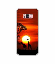 Amazon Brand - Solimo Designer Sunshade UV Printed Soft Back Case Mobile Cover for Samsung Galaxy S8 Plus