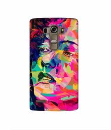 Amazon Brand - Solimo Designer Multicolor Lady Vector 3D Printed Hard Back Case Mobile Cover for LG G4 Stylus