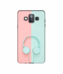 Amazon Brand - Solimo Designer Head Phone 3D Printed Hard Back Case Mobile Cover for Samsung Galaxy J7 Duo