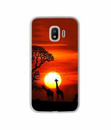 Amazon Brand - Solimo Designer Sunshade UV Printed Soft Back Case Mobile Cover for Samsung Galaxy J4