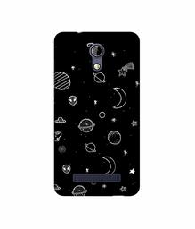 Amazon Brand - Solimo Designer Solar System UV Printed Soft Back Case Mobile Cover for Micromax Bharat 2 Q402