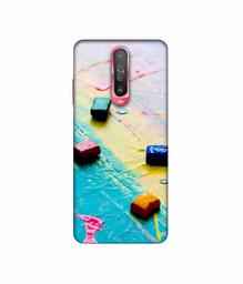 Amazon Brand - Solimo Designer Multicolor WaxColor Blocks 3D Printed Hard Back Case Mobile Cover for Poco X2 / Mi Redmi K30