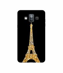 Amazon Brand - Solimo Designer Golden Pairs 3D Printed Hard Back Case Mobile Cover for Samsung Galaxy J7 Duo