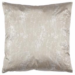 Amazon Brand – Rivet Modern Metallic Velvet Decorative Throw Pillow, Soft and Luxurious, 17