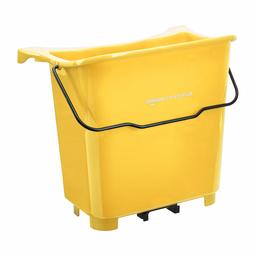 AmazonCommercial Fresh Mop Cleanser Supplemental Buckets, Yellow - 3-Pack