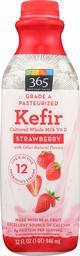 365 Everyday Value, Kefir Cultured Whole Milk Vitamin D, Strawberry, 32 fl oz