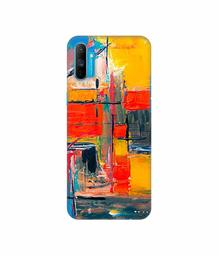 Amazon Brand - Solimo Designer Multicolor Squre Blocks 3D Printed Hard Back Case Mobile Cover for Realme C3