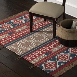 Amazon Brand – Stone & Beam Modern Global Bohemian Kilim Rug, 4 x 6 Foot, Multicolor