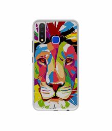 Amazon Brand - Solimo Designer Lion Multicolor Vector UV Printed Soft Back Case Mobile Cover for Vivo U20