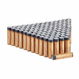 AmazonBasics AAA Alkaline Dry Cell Batteries, 100-Pack