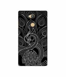 Amazon Brand - Solimo Designer Peacock Feather Pattern 3D Printed Hard Back Case Mobile Cover for Sony Xperia L2