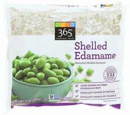 365 Everyday Value, Shelled Edamame, Blanched Shelled Soybeans, 12 oz, (Frozen)