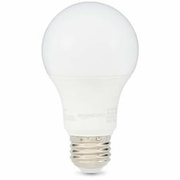 AmazonBasics 75W Equivalent, Daylight, Non-Dimmable, 10,000 Hour Lifetime, A19 LED Light Bulb | 16-Pack (Renewed)