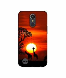 Amazon Brand - Solimo Designer Sunshade UV Printed Soft Back Case Mobile Cover for LG K10 (2017)