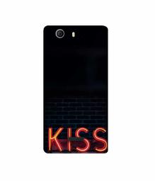 Amazon Brand - Solimo Designer Kiss 3D Printed Hard Back Case Mobile Cover for Micromax Canvas Nitro 2 E311