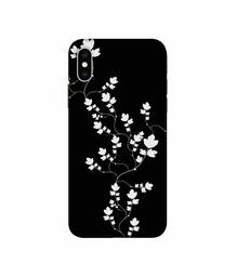 Amazon Brand - Solimo Designer Color Flowers 3D Printed Hard Back Case Mobile Cover for Apple iPhone Xs Max