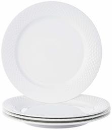 Amazon Brand - Solimo Dinner Plate Set, 4 Pieces