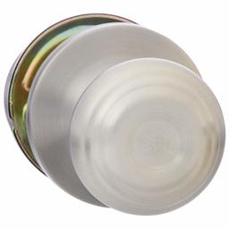 AmazonBasics Passage Door Knob - Classic - Satin Nickel