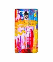 Amazon Brand - Solimo Designer Multicolor Canvas Paint 3D Printed Hard Back Case Mobile Cover for Lenovo P2