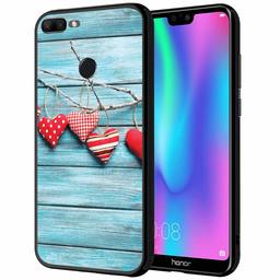 Amazon Brand - Solimo Designer Hearts Printed Hard Back Case Mobile Cover for Huawei Honor 9N (D183)